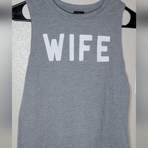 Modern Lux XS Grey Wife Graphic Tee